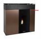 Laminox Veronica ghost air blach line stufa slim canalizzata