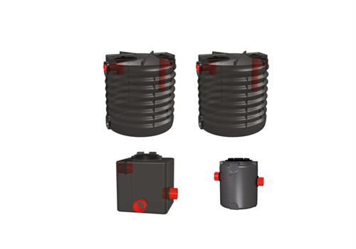 Sistema prima pioggia in continuo mq. 3200 17,8 acque meteoriche