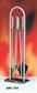 Set pulizia camino in acciaio inox con 4 componenti
