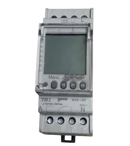 32152110 TIMER DIGITALE TM 1 V.220 1 CANALE geca tecnocontrol