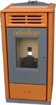 STUFA A PELLET ANSELMO COLA FREE HR 8,3 KW CUOIO