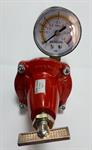 RIDUTTORE GAS ALTA PRESSIONE 12 KG. 1/4-1/4 CON MANOMETRO
