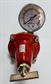 RIDUTTORE GAS ALTA PRESSIONE 12 KG. 1/4-1/4 CON MANOMETRO