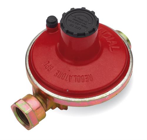 REGOLATORE GAS b.p.10 KG entrata F 1/2 uscita f. 1/2