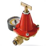 RIDUTTORE GAS ALTA PRESSIONE 12 KG. ch25 x 1/4 CON MANOMETRO