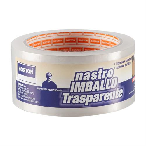 BOSTON 6431 nastro imballaggio trasparente mm 50 - metri 66