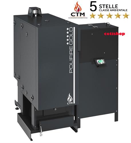 CTM polifire gold 30 5 stelle sys250 caldaia policombustibile ac