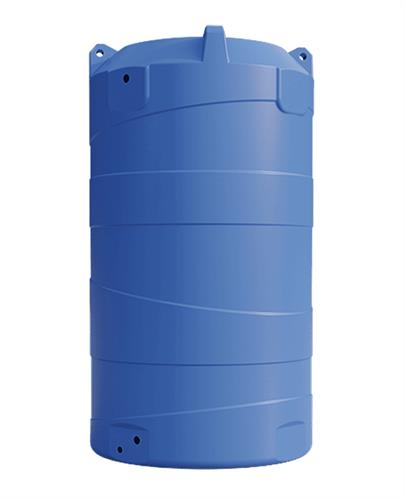 Serbatoio polietilene verticale 500 Litri azzurro rototec