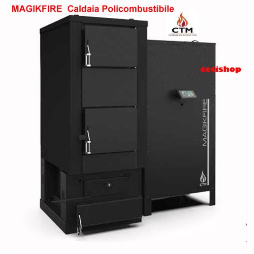 CALDAIA A BIOMASSA CTM MAGIKFIRE 50 SYS250 POLICOMBUSTIBILE