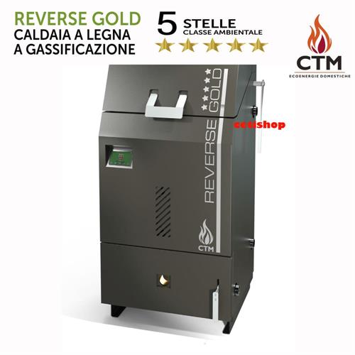 CTM Caldaia a legna a gassificazione Reverse Gold 20