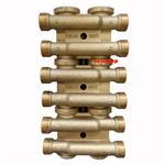 Collettore Riscaldamento  Trilem T06 3 pezzi 2+2  6 attacchi