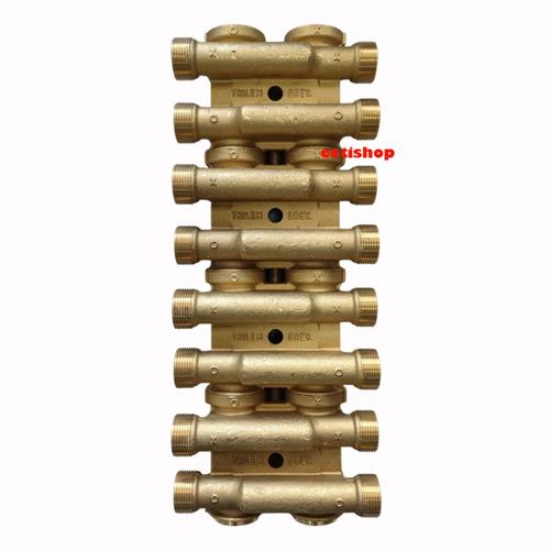 Collettore Riscaldamento  Trilem T06 4 pezzi 2+2  8 attacchi