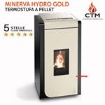 CTM TERMOSTUFA A PELLET MINERVA HYDRO GOLD 26 kw  5 STELLE