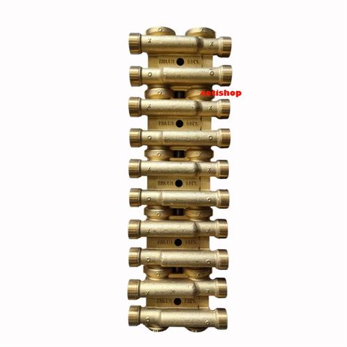 Collettore Riscaldamento  Trilem T06 5 pezzi 2+2  10 attacchi