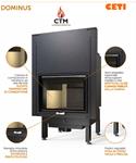 Dominus 24 kw Full Link S2  Termocamino CTM Porta scomparsa