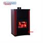 Termostufa a legna Laminox idropiu 34 maxi rosso bordeaux